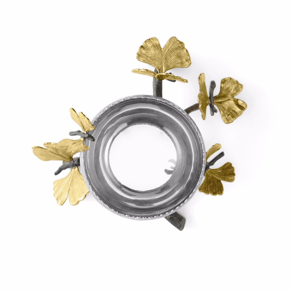 An image of Michael Aram Butterfly Ginkgo Nut Dish