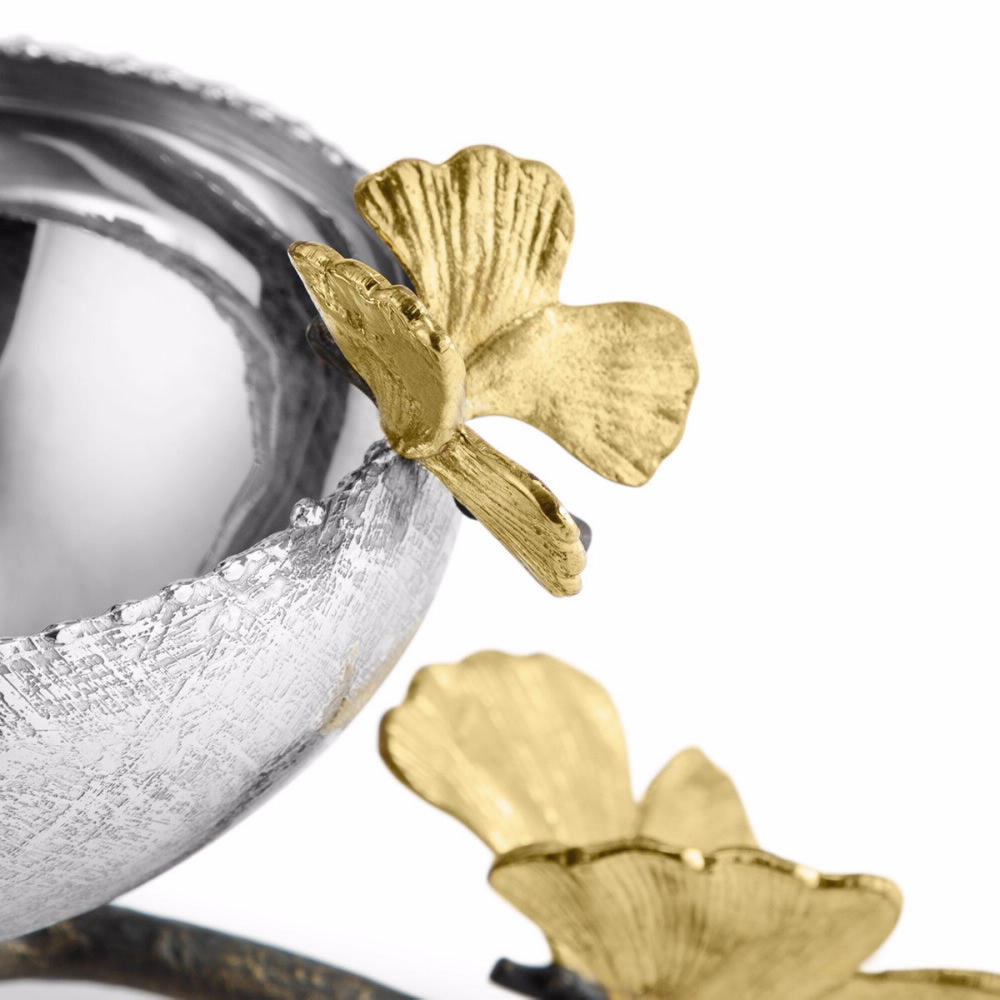 An image of Michael Aram Butterfly Ginkgo Nut Dish