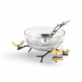Michael Aram Butterfly Ginkgo Glass Nut Dish