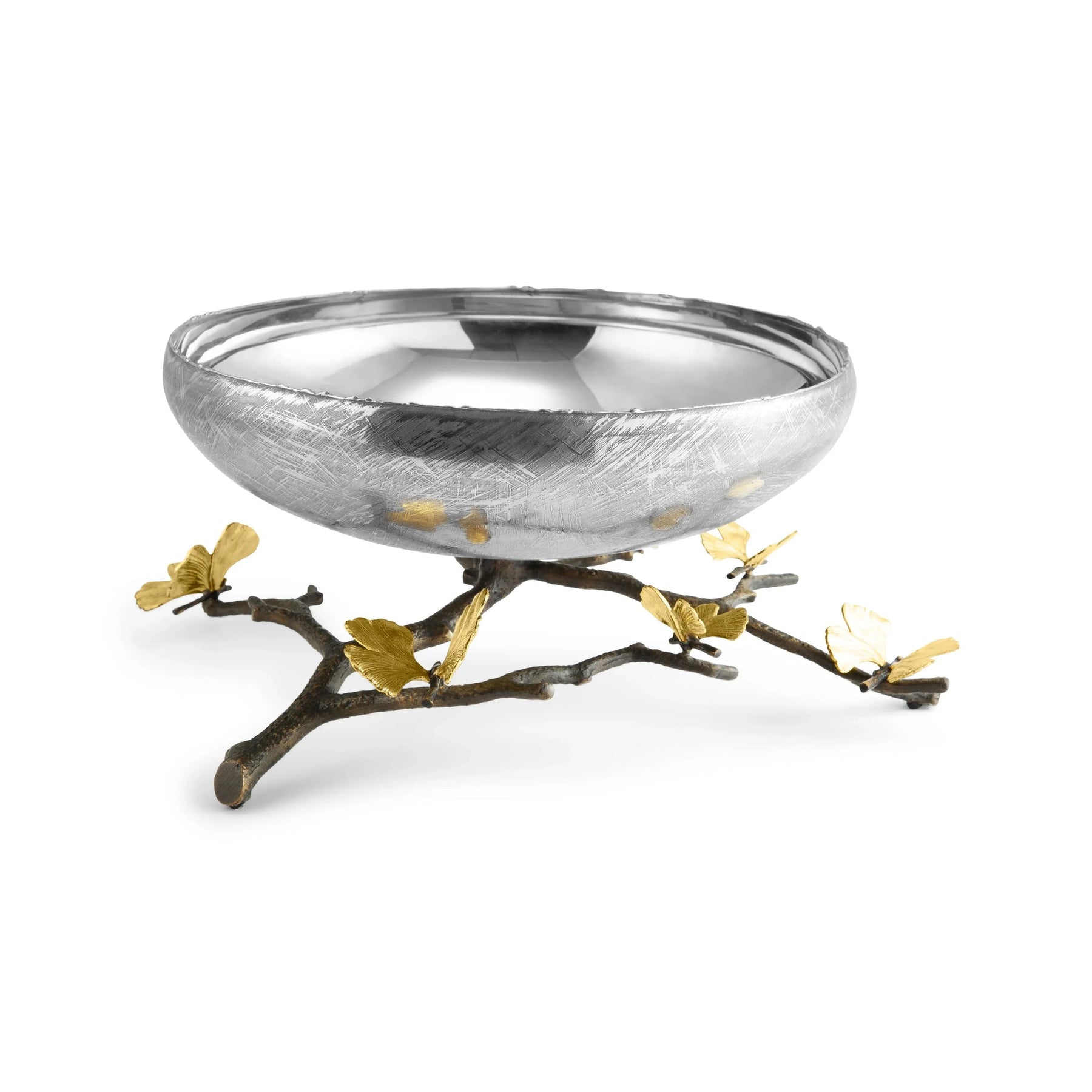 An image of Michael Aram Butterfly Ginkgo Medium Footed Centerpiece Bowl