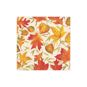 Caspari Woodland & Leaves Cocktail Napkins