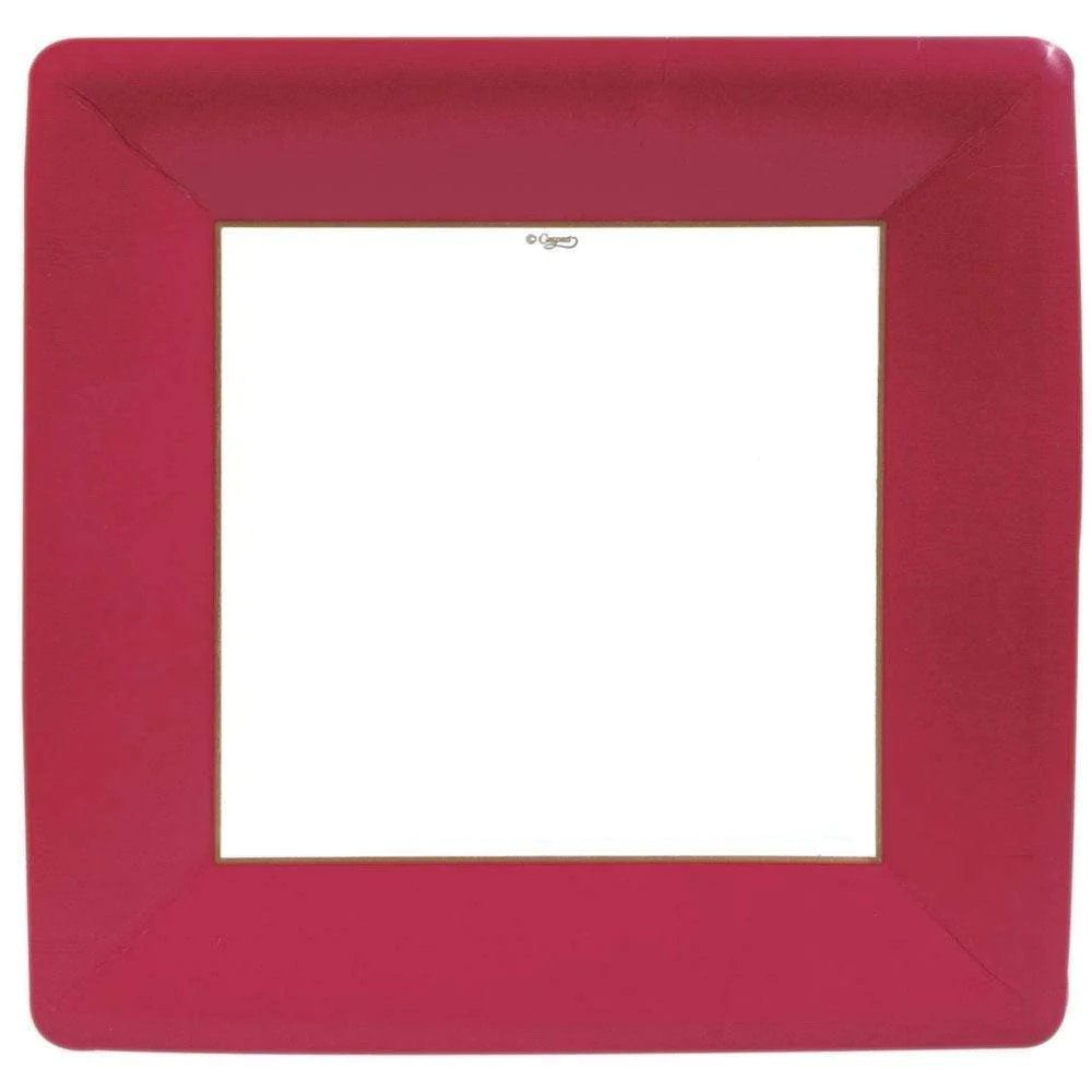 Caspari Grosgrain Square Dinner Plate