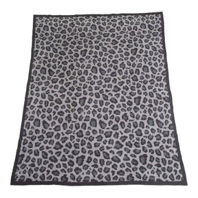 Barefoot Dreams CozyChic Safari Blanket Dove Gray Multi - 45x60in