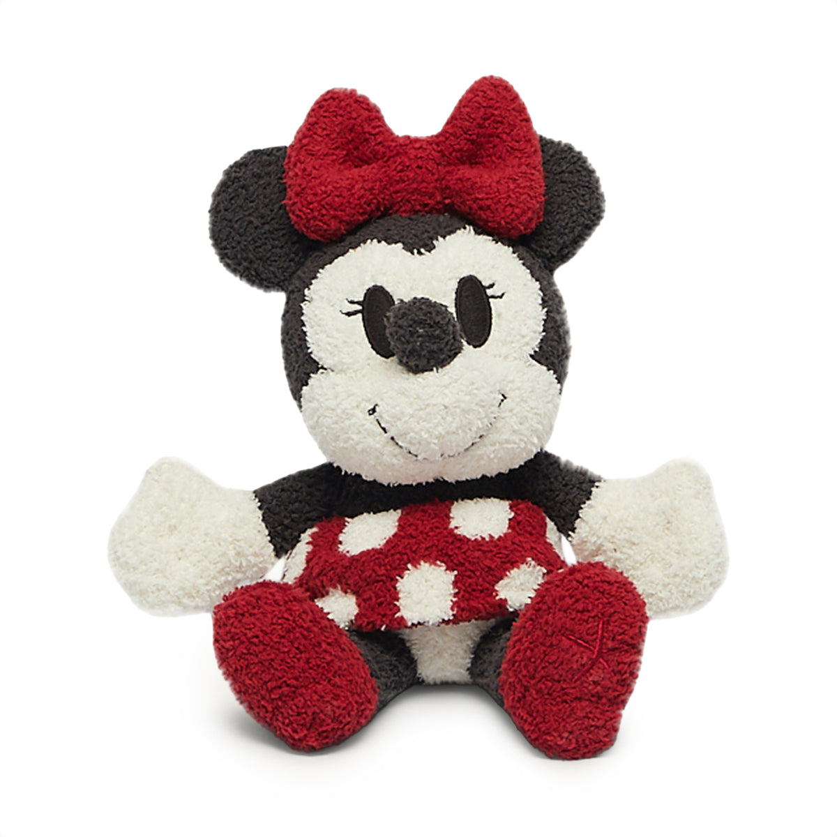 An image of Barefoot Dreams CozyChic Classic Disney Minnie Mouse Buddie Cream Multi