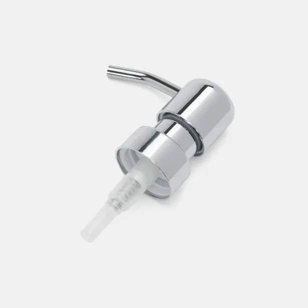 Pigeon and Poodle Soap Pump Head Replacement in Silver Chrome