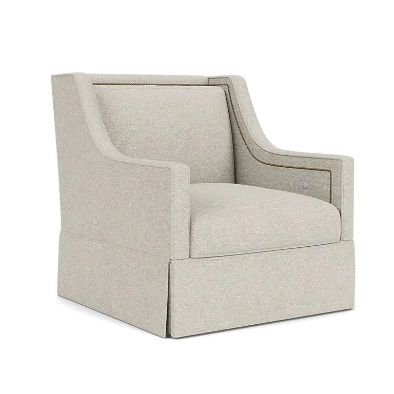 An image of Gabby Helena Power Recliner- Elsa/Cream