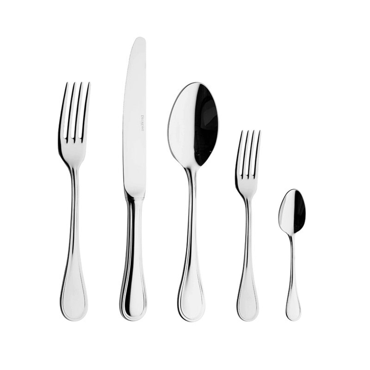 An image of Degrenne Verlaine Stainless Steel Flatware Set