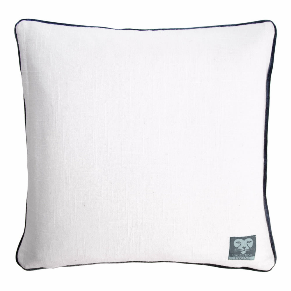 Kevin O'Brien Valentine Lyon Floral Embroidered Decorative Pillow