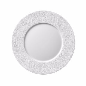 Degrenne L Couture Round Dessert Plate White- 9"