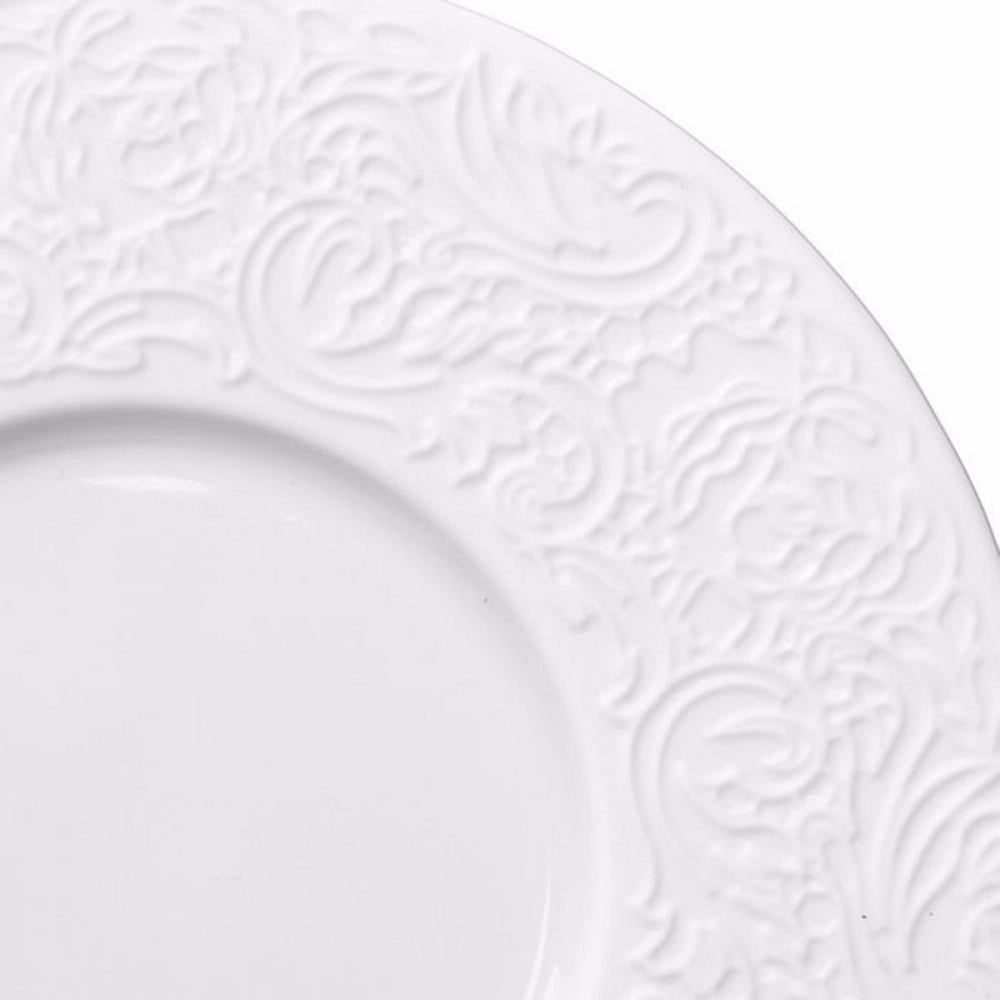 An image of Degrenne L Couture Round Coffee Saucer White- 5"