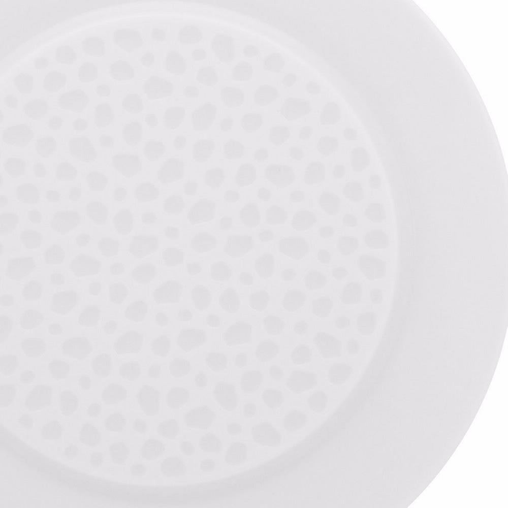 Degrenne L Perles Round Dessert Plate White- 9"