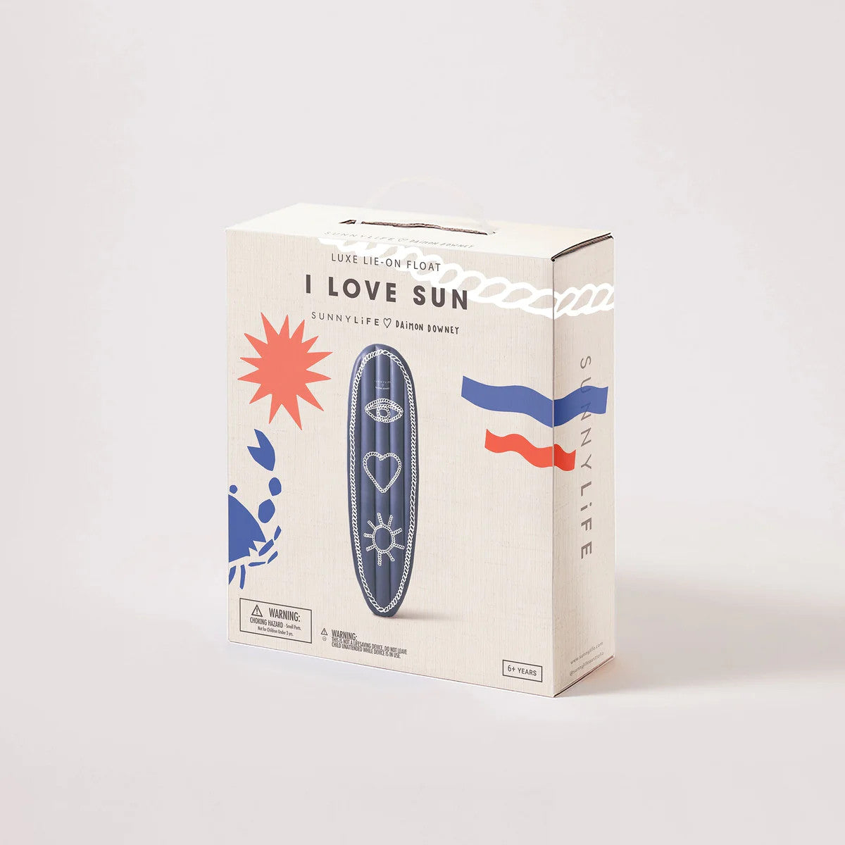 An image of Sunnylife Luxe Lie-On Float I Love Sun