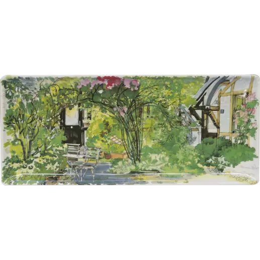 Gien Paris A Giverny Oblong Serving Tray