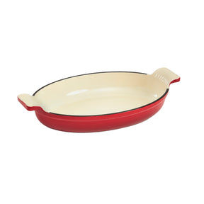 Enameled Cast Iron Oval Baking Dish