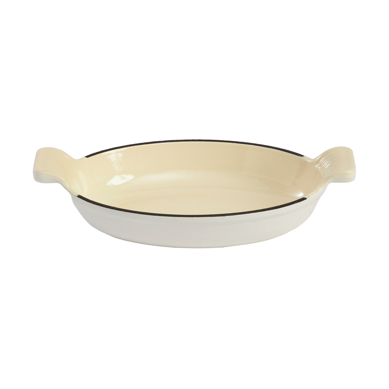 An image of Enameled Cast Iron Oval Baking Dish