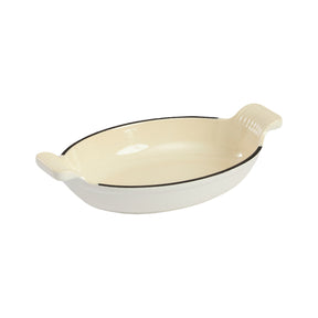 Enameled Cast Iron Oval Baking Dish