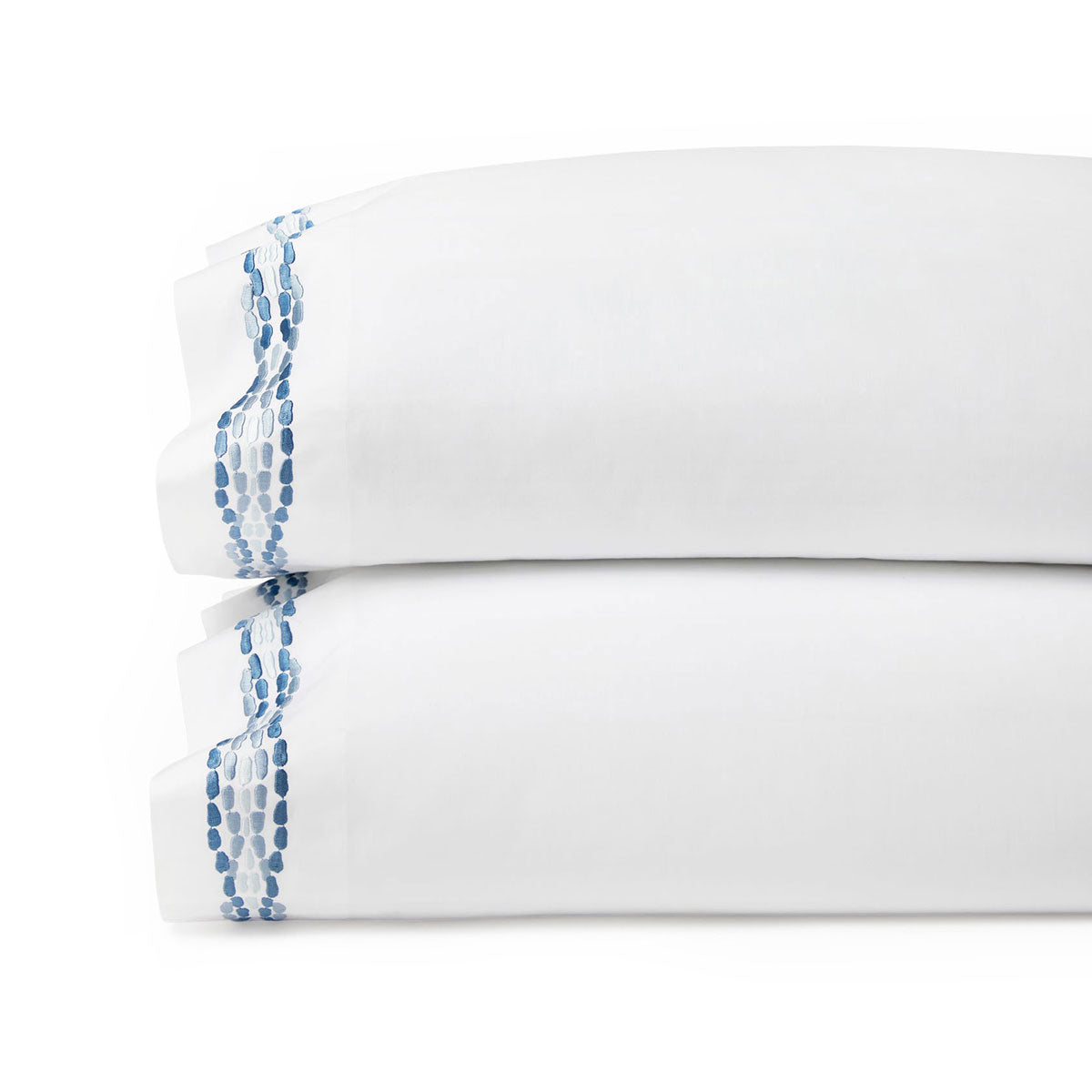 An image of Sferra Cobblestones Pillowcases Pair