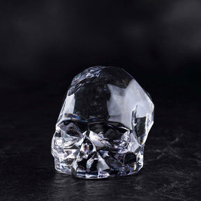 Nude Momento Mori Large Clear Faceted Skull