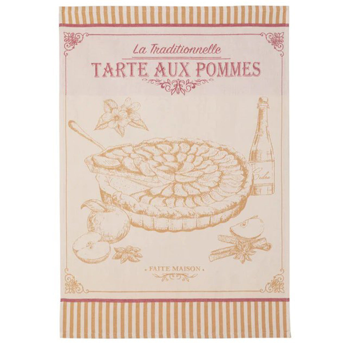 An image of Coucke Tarte aux Pommes Tea Towel