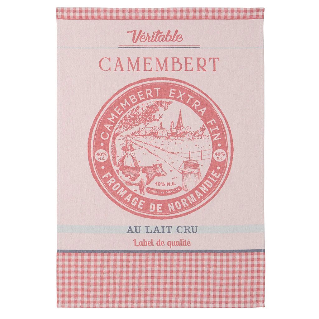 An image of Coucke Veritable Camembert Tea Towel