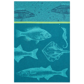 Coucke Banc de Poissons Tea Towel