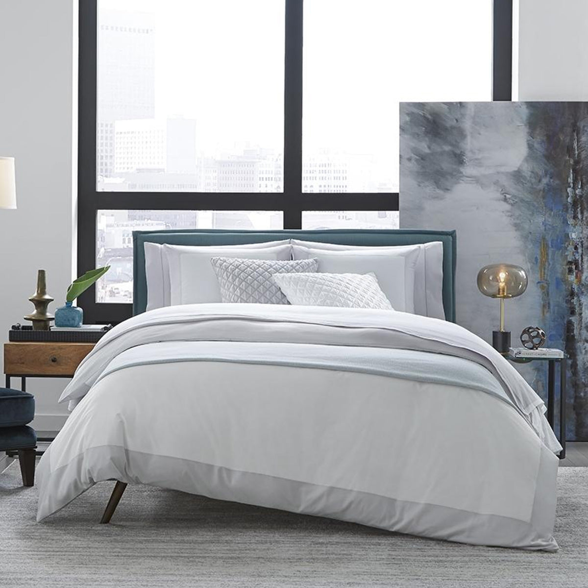 An image of Sferra Casida Duvet Cover