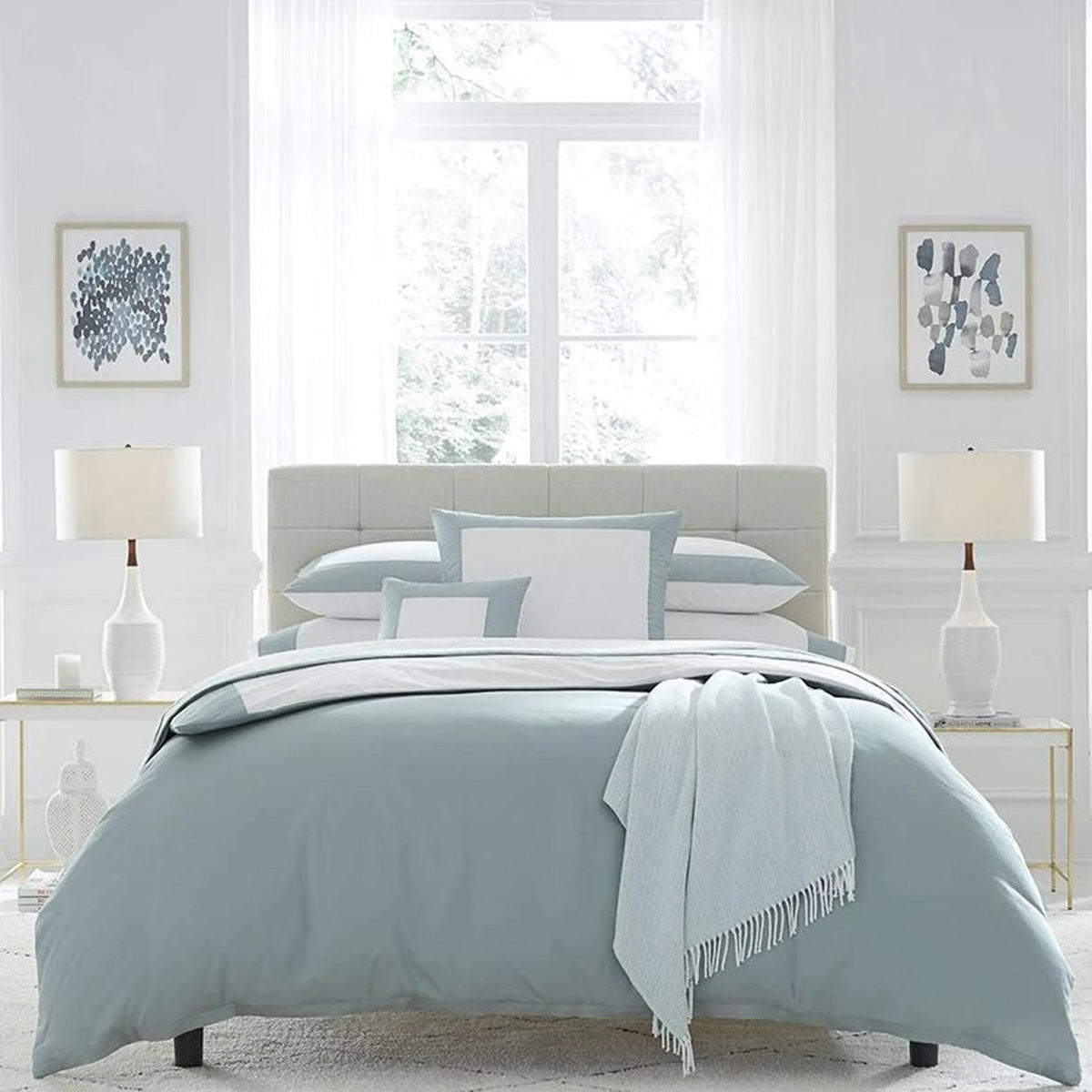 An image of Sferra Casida Duvet Cover