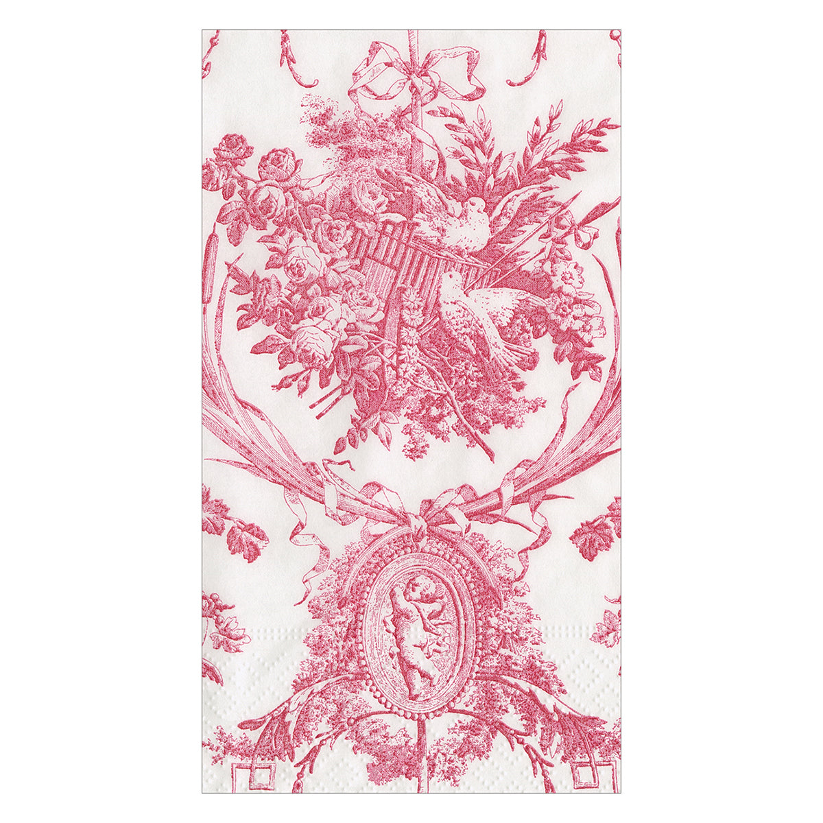Caspari Romantic Toile Guest Towels