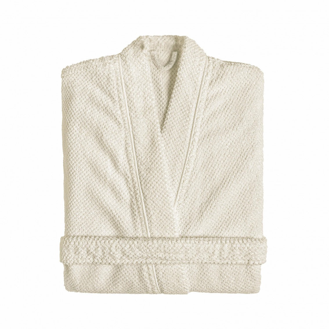 An image of Graccioza Bee Waffle Kimono Bathrobe