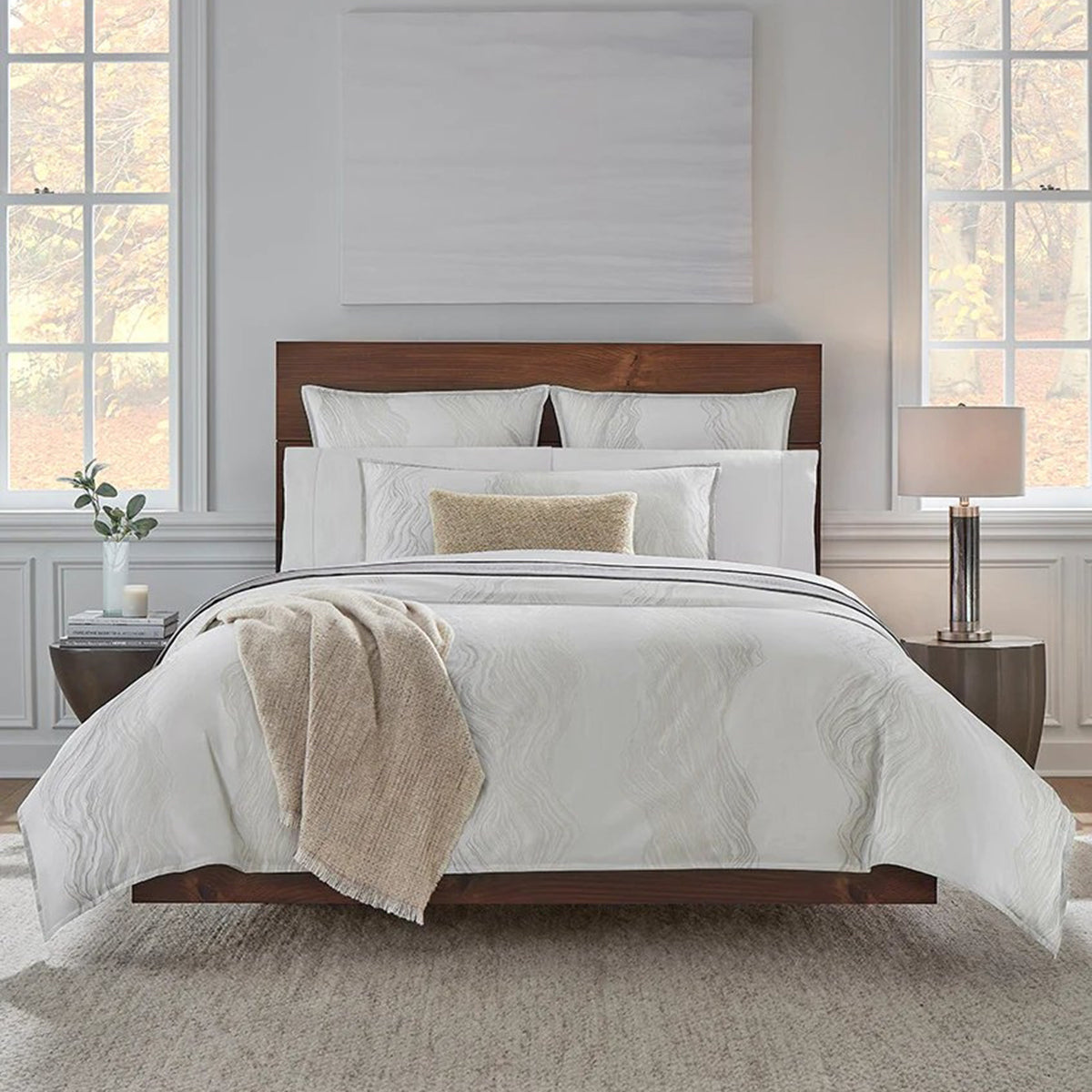 An image of Sferra Melba Duvet Cover