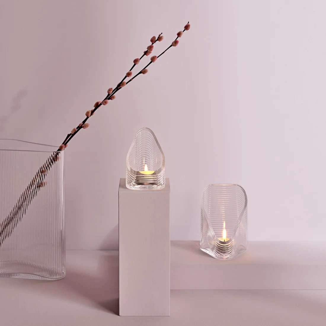 An image of Nude Medium Tealight Holder