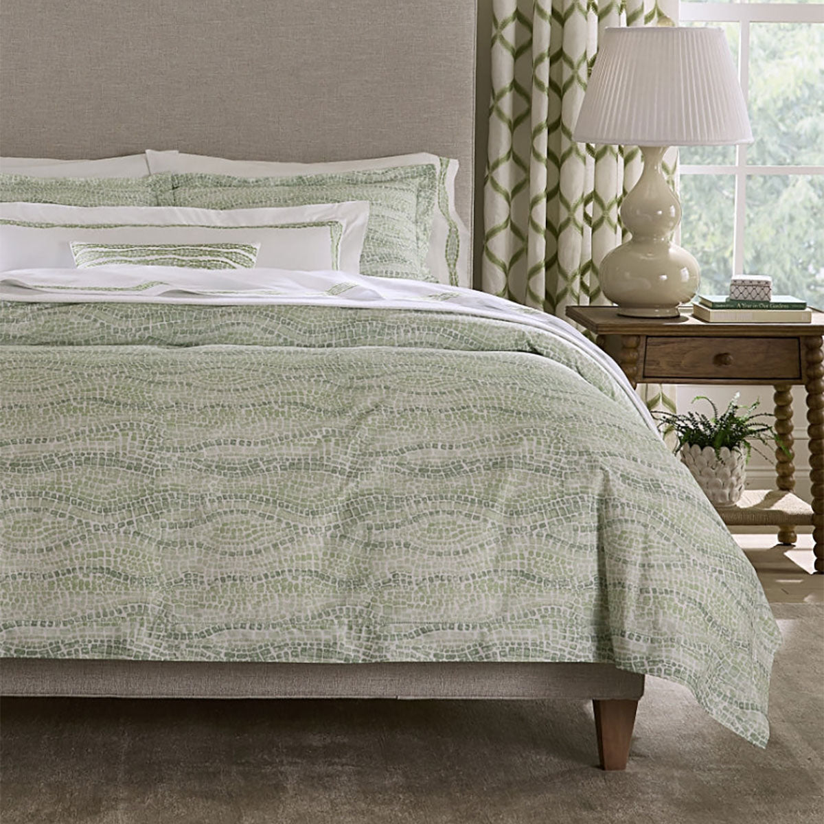 An image of Sferra Cobblestones Duvet Cover
