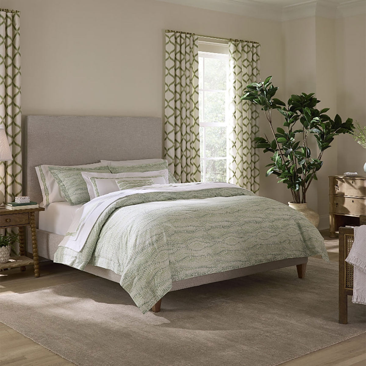 An image of Sferra Cobblestones Duvet Cover