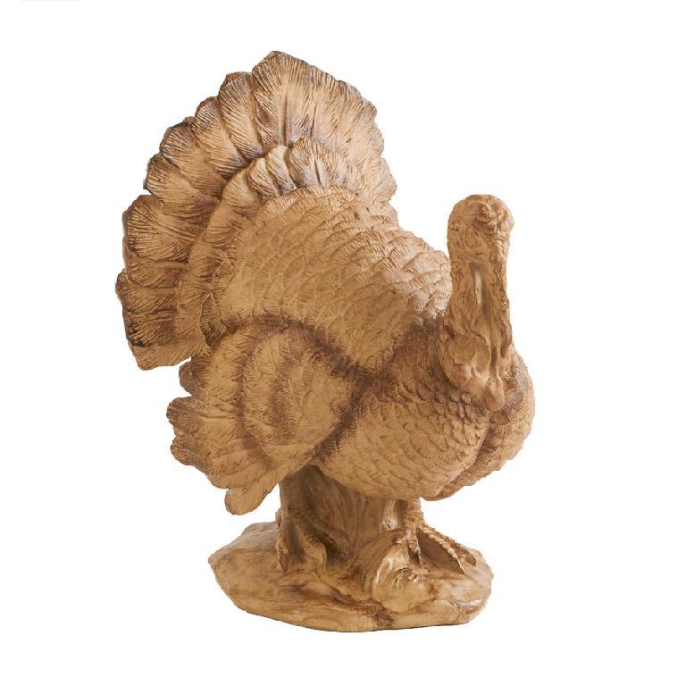 K & K Resin Standing Turkeys- Set of 2