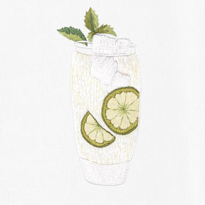 Henry Handwork Summer Drinks Mixed Cocktail Napkin - Set of 4