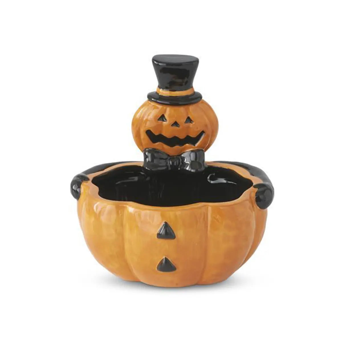 K and K Dolomite Pumpkin Head Bowl