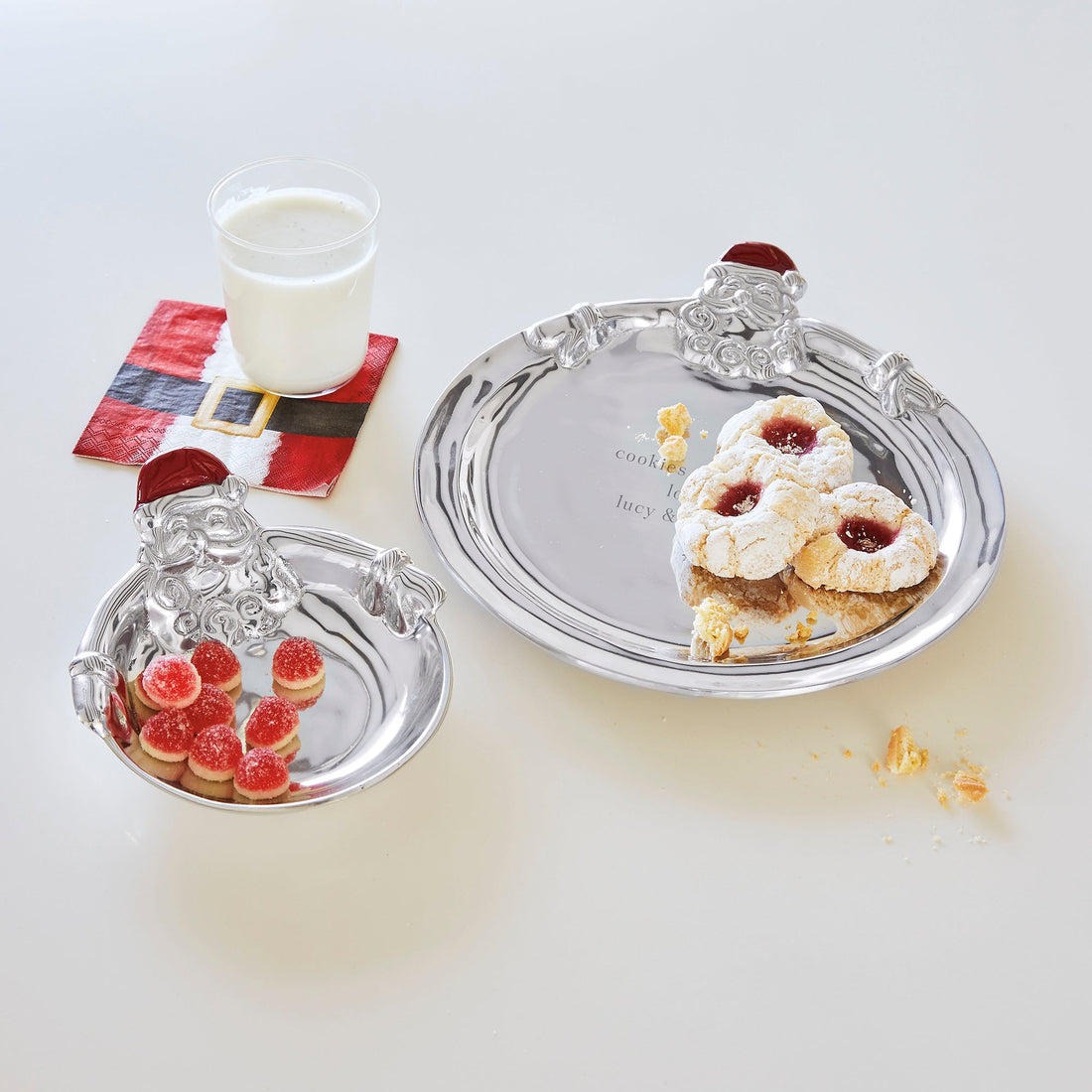 An image of Mariposa Hugging Santa Candy Dish