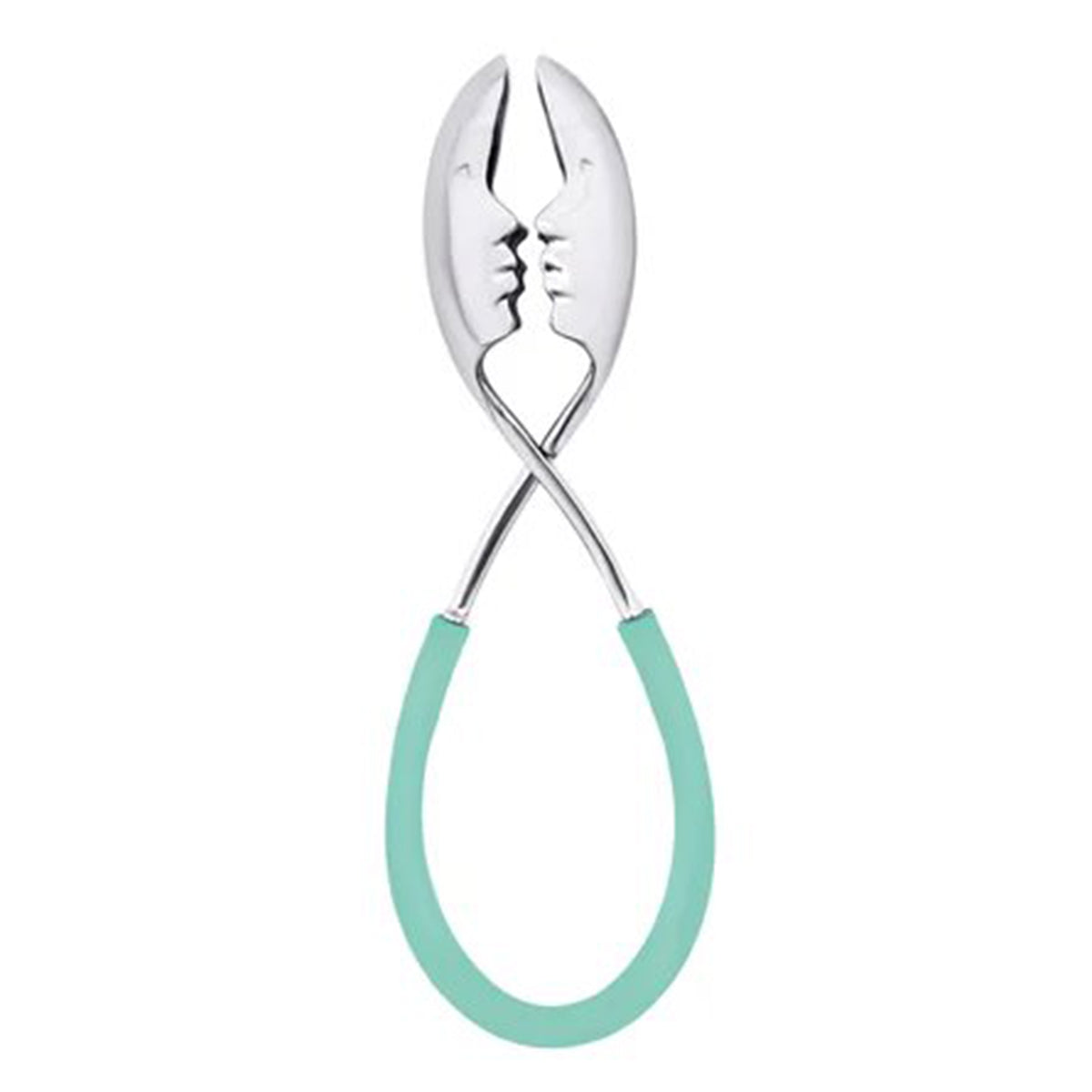 An image of Casa Bugatti Molla Kiss Colored Salad Tongs