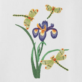 Henry Handwork Iris and Dragonfly Hand Towel