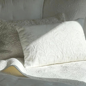 Michael Aram Wildflowers Embroidered Decorative Pillow - 14"x20" - White
