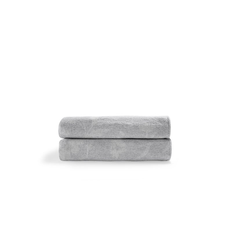 An image of Michael Aram Wildflowers Throw - 70"x50" - Linen and White