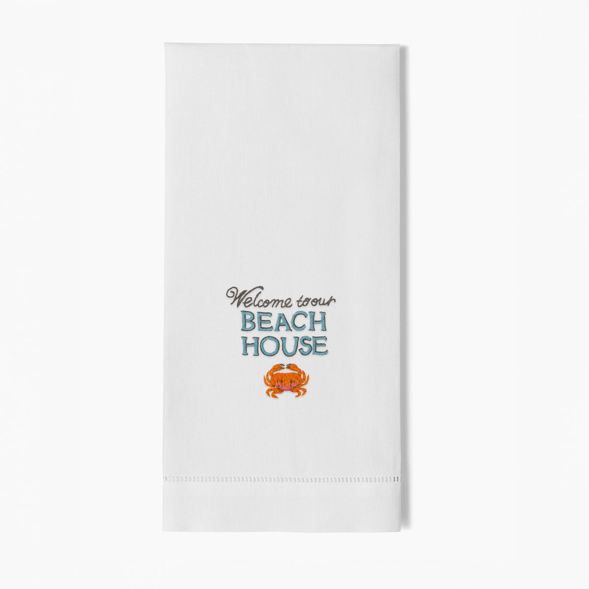 An image of Henry Handwork Welcome to the Beach House Hand Towel