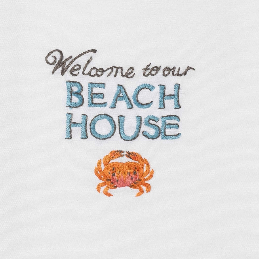 An image of Henry Handwork Welcome to the Beach House Hand Towel