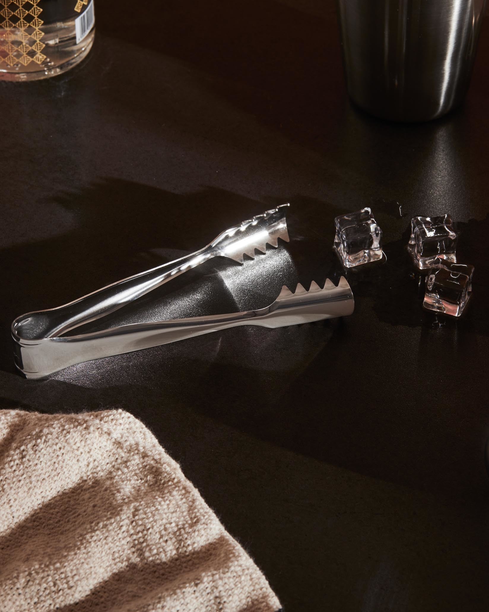An image of Alessi Lificio Tecnico Ice Tongs