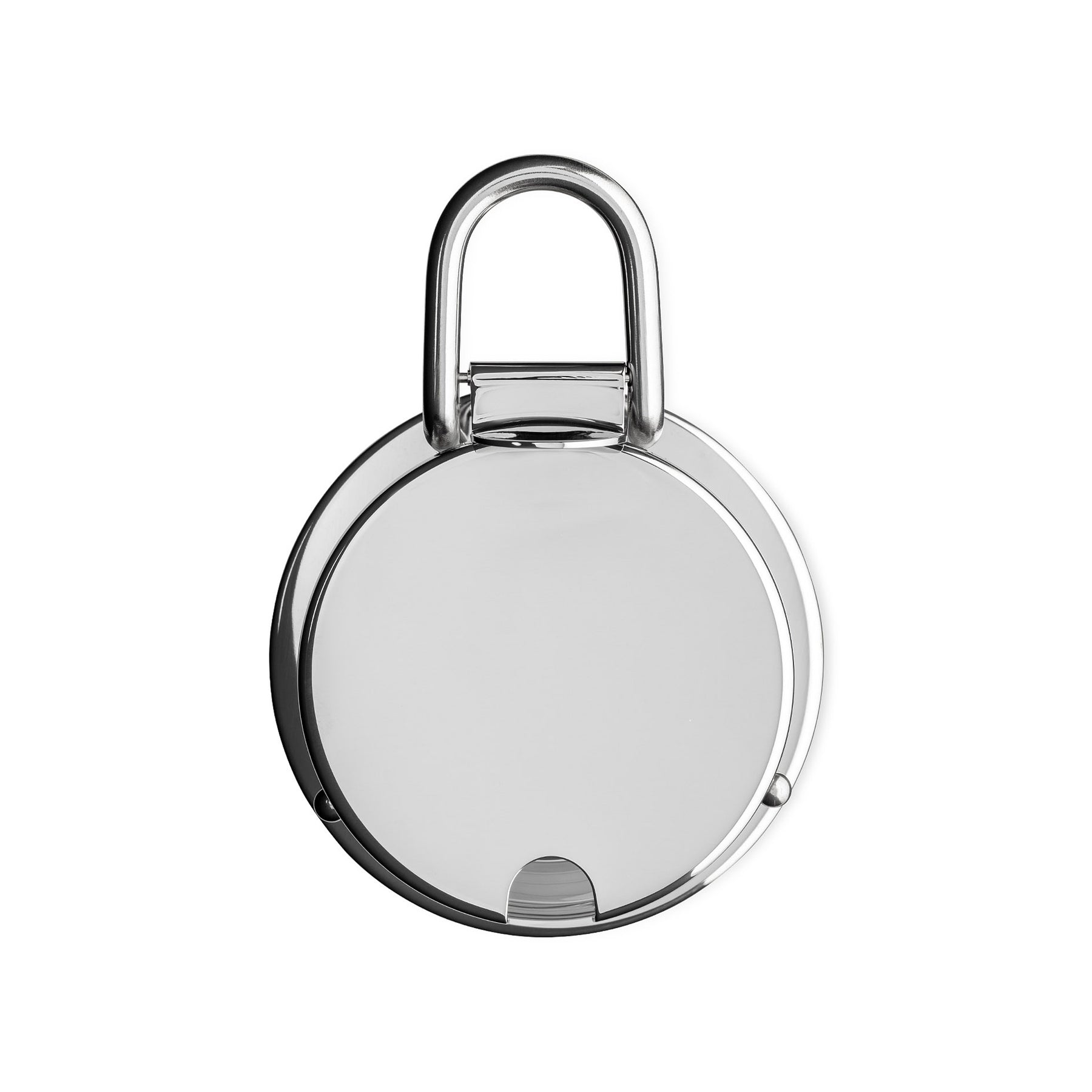 An image of Alessi Ettore Sottsass Stainless Steel and Glass Parmesan Cheese Cellar