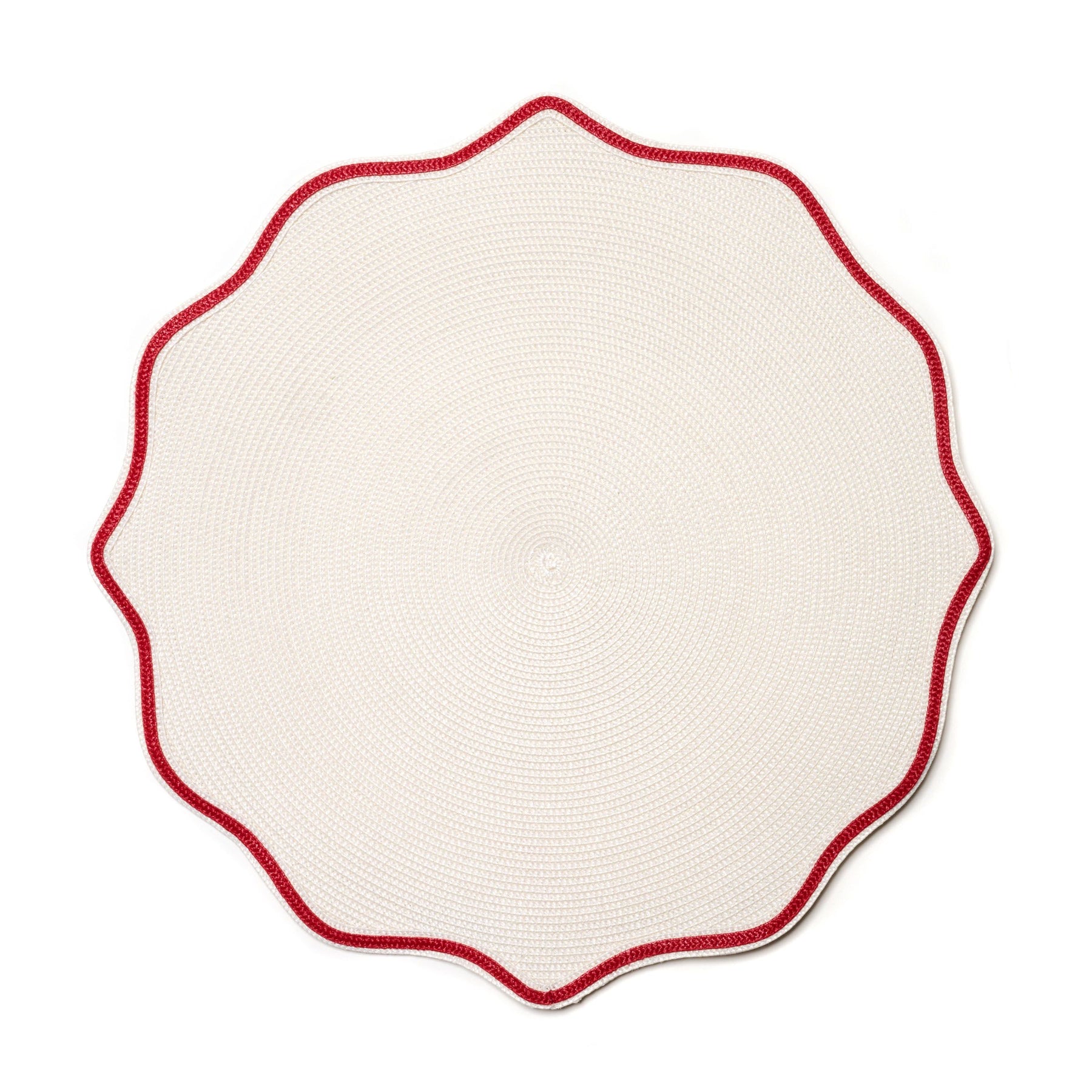 An image of Deborah Rhodes Holiday Piped Oxford Placemat