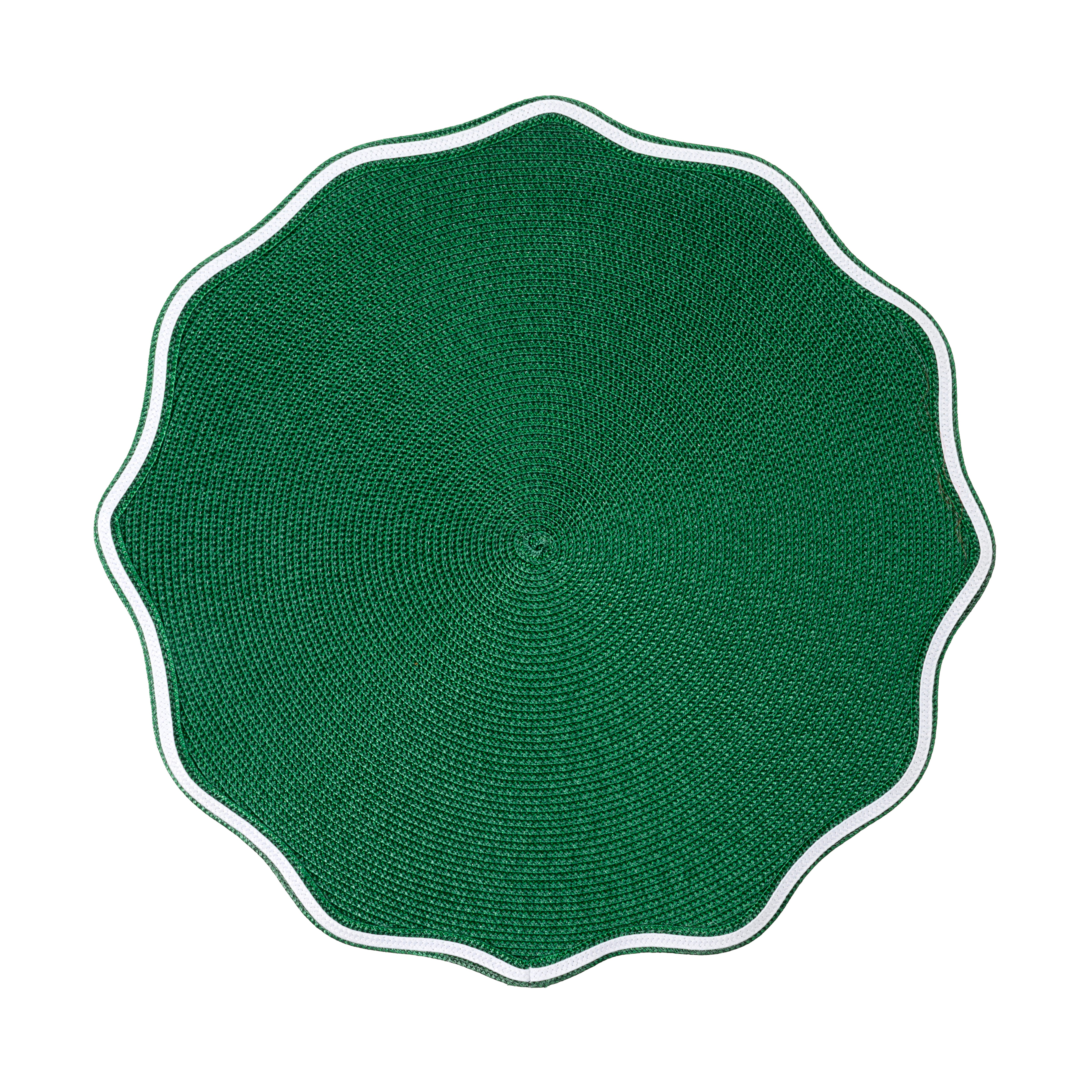 Deborah Rhodes Holiday Piped Oxford Placemat