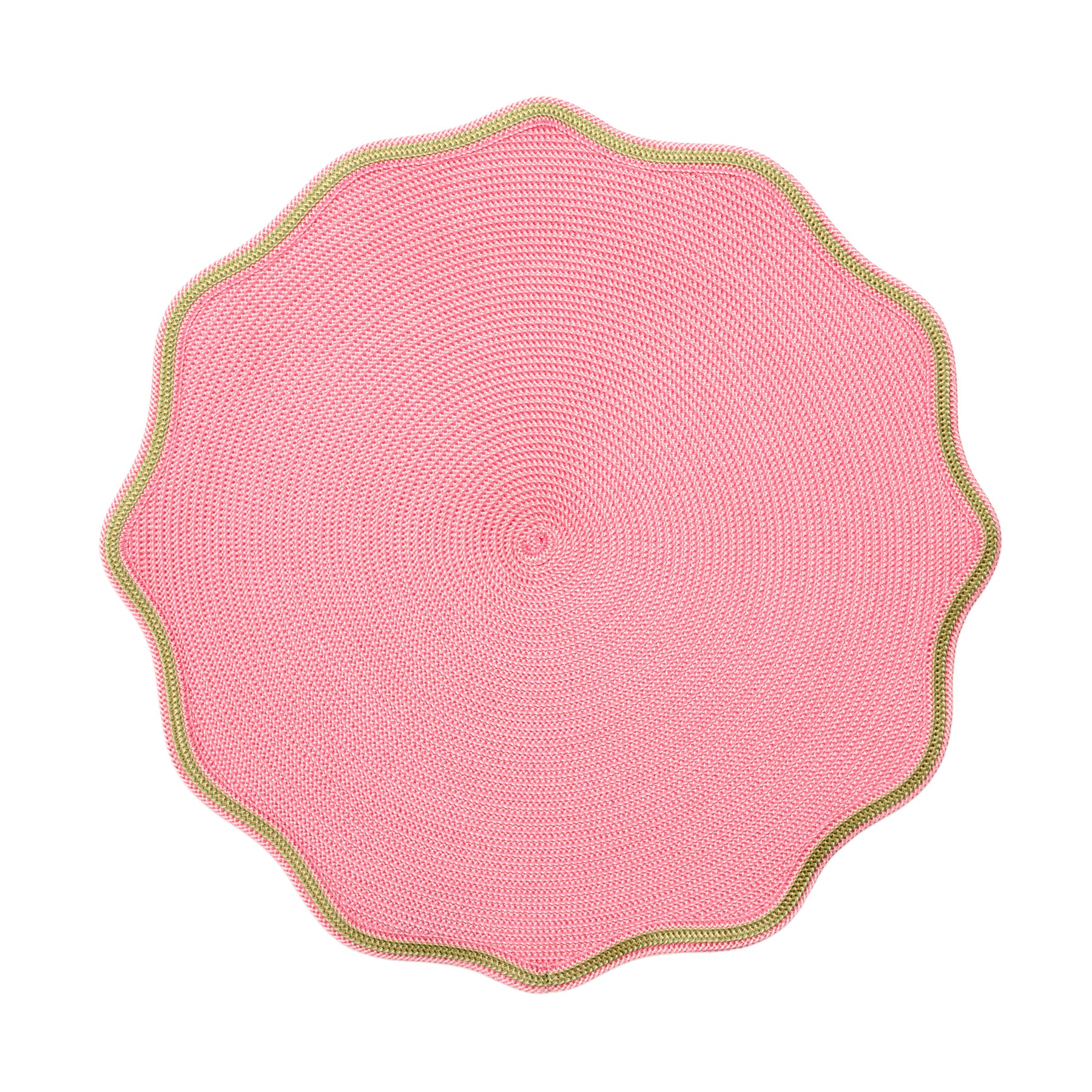 An image of Deborah Rhodes Summer Piped Oxford Placemat - Set of 4