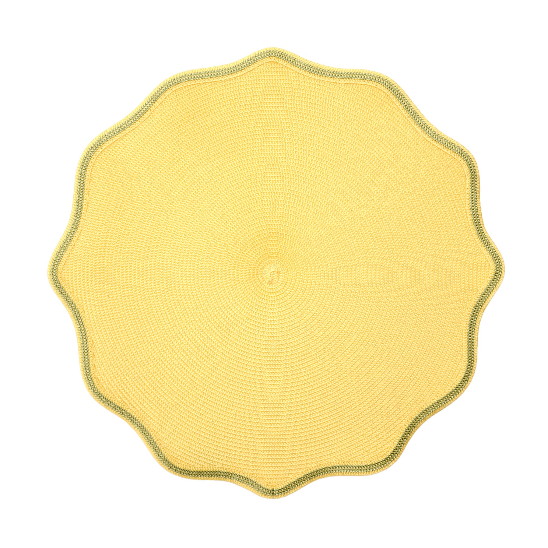 An image of Deborah Rhodes Summer Piped Oxford Placemat - Set of 4