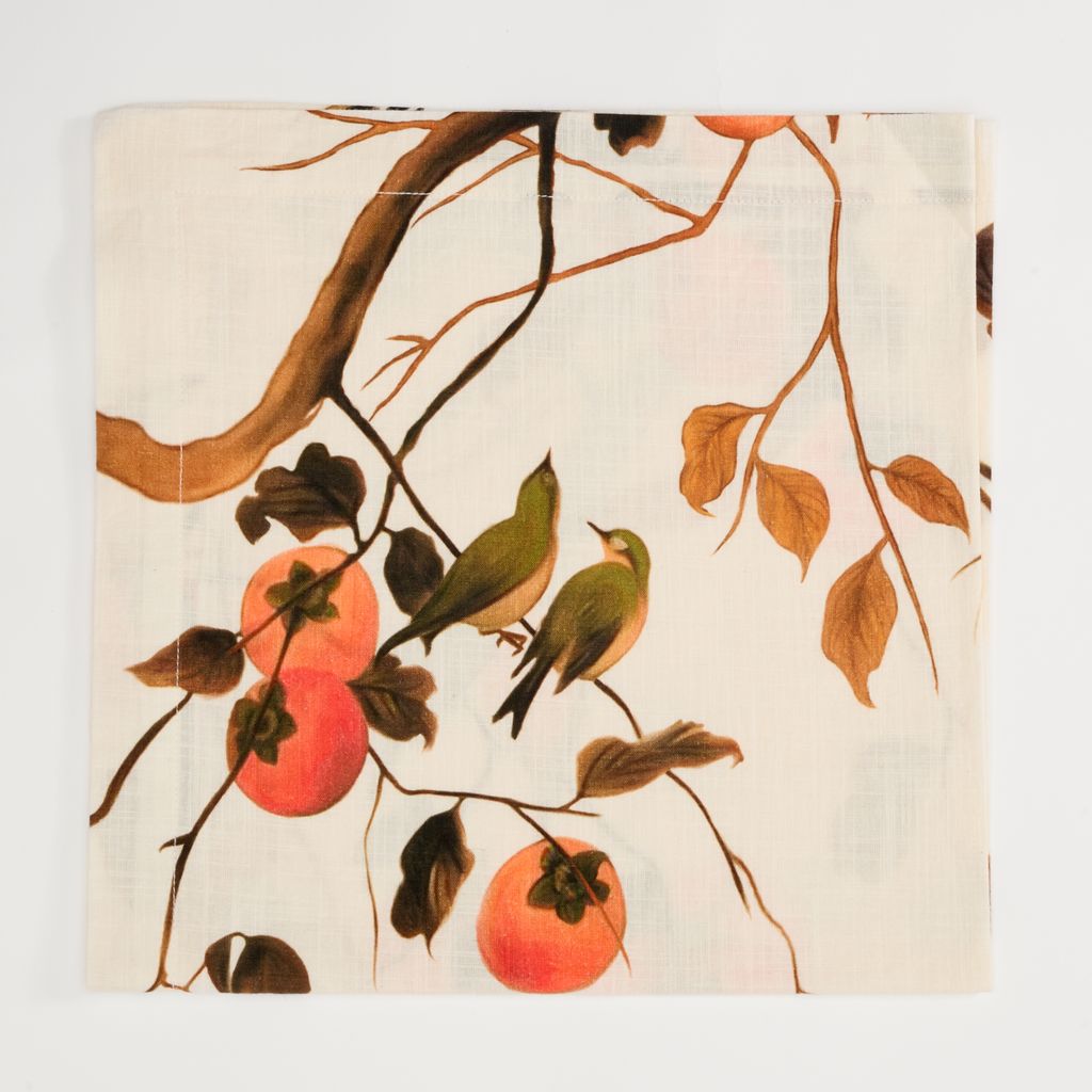 An image of Deborah Rhodes Autumn Woods Printed Napkin - Set of 4